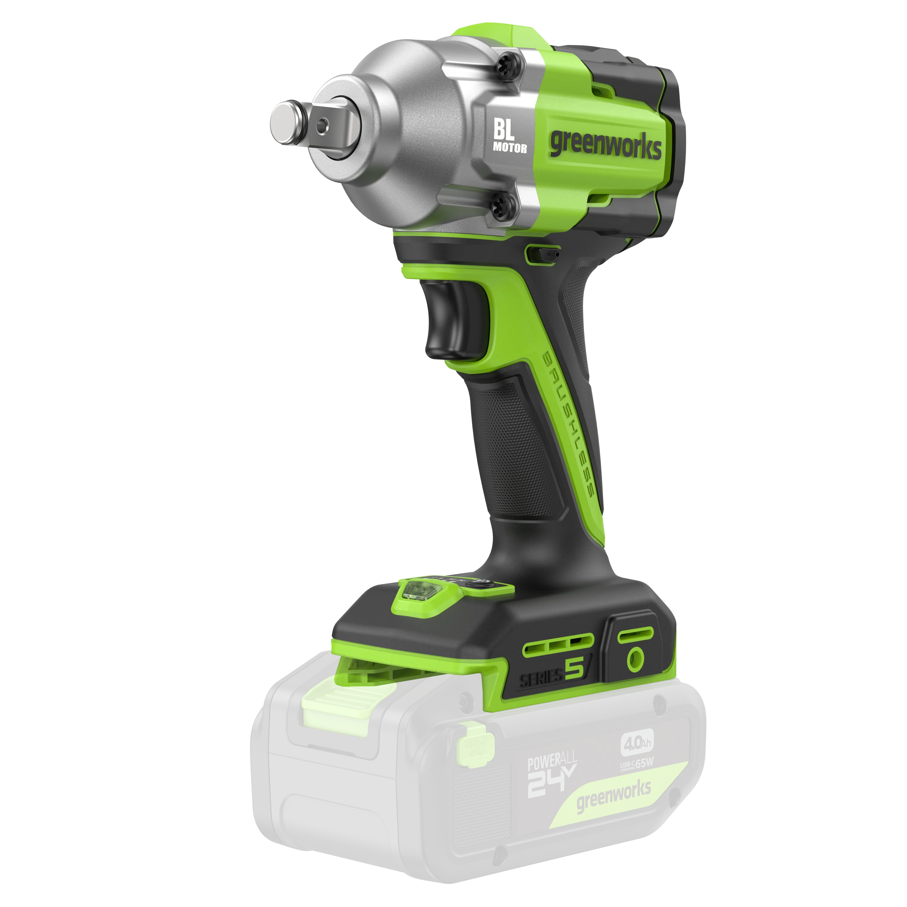 POWERALL 24V Impact Wrench 500Nm - tool only