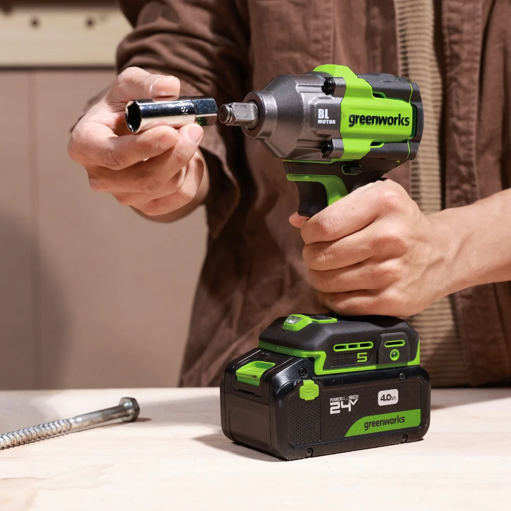 POWERALL 24V Impact Wrench 500Nm - tool only - Image 2