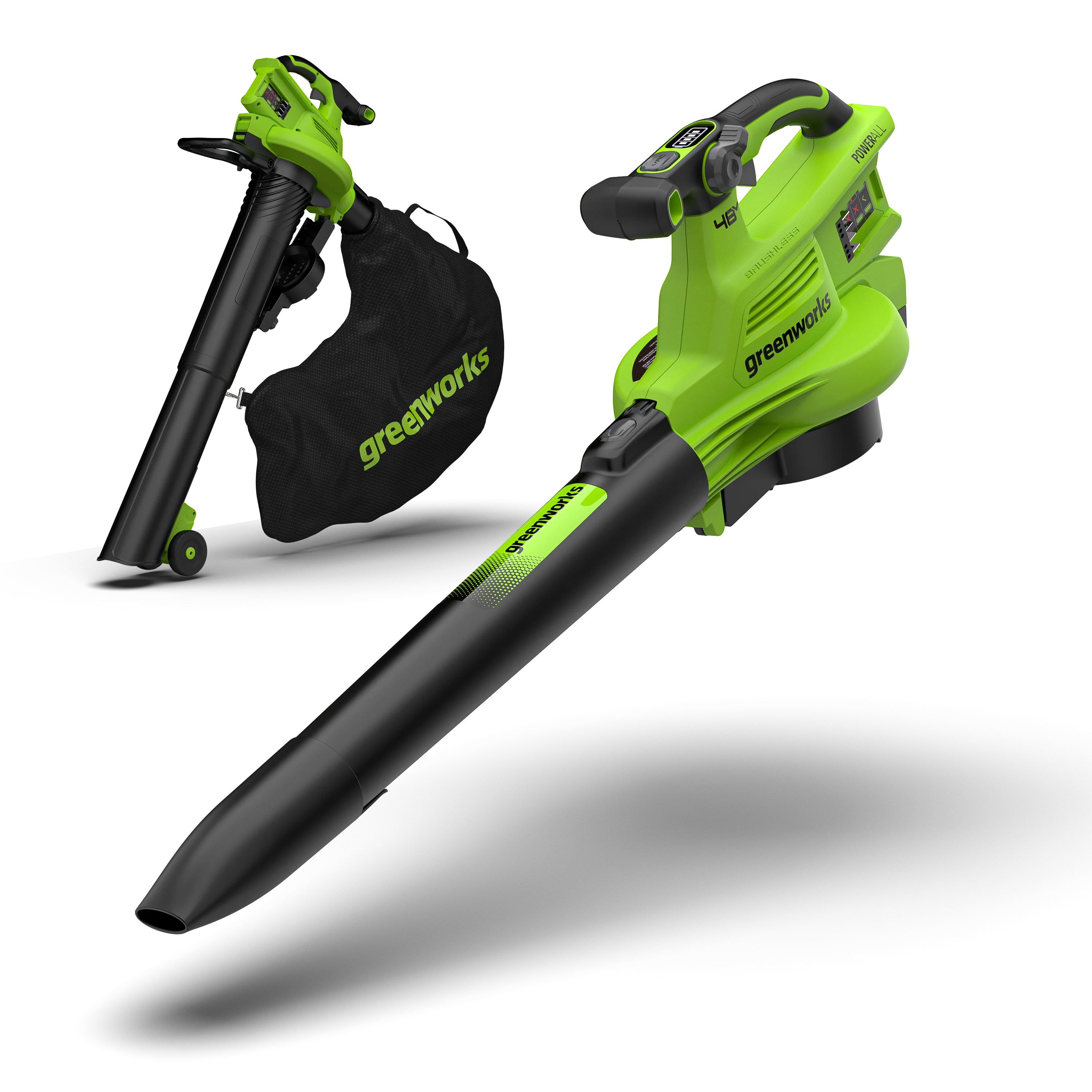 POWERALL 48V (24V x 2) Leaf Blower / Vacuum 386 km/h Gen. II - tool only