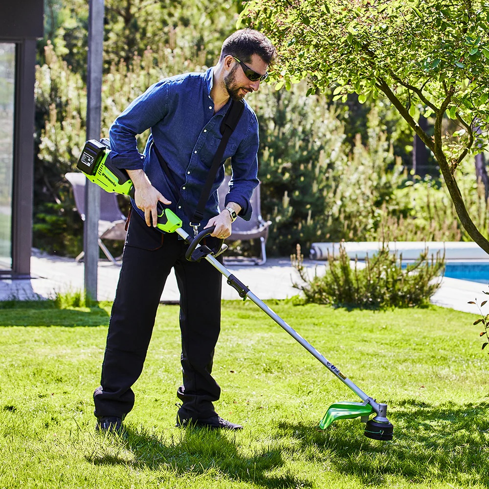 POWERALL 48V (24V x 2) Grass Trimmer 40cm - 2x 4Ah Battery - Image 5