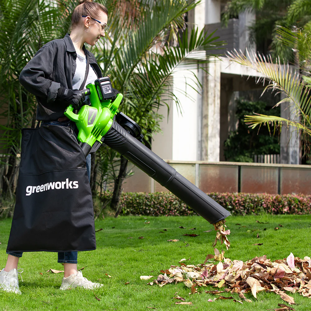 POWERALL 48V (24V x 2) Leaf Blower / Leaf Vacuum 322 km/h - Image 4
