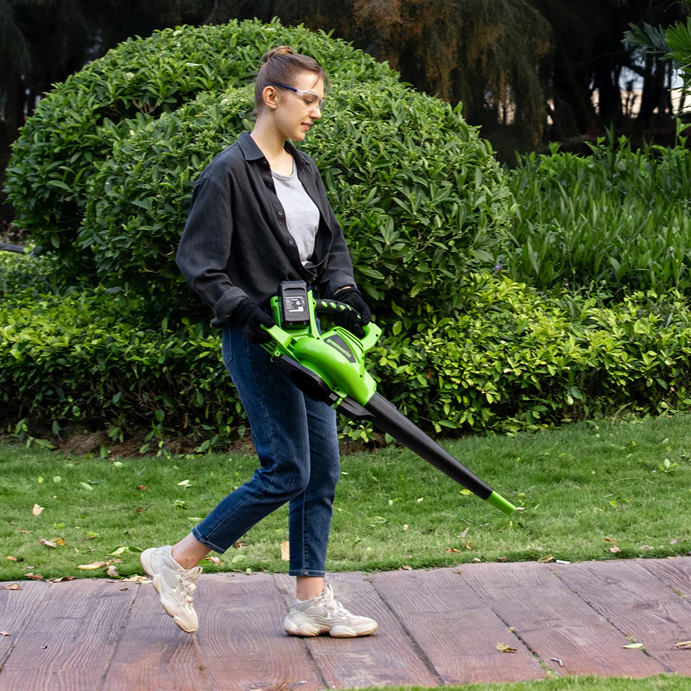 POWERALL 48V (24V x 2) Leaf Blower / Leaf Vacuum 322 km/h - Image 6
