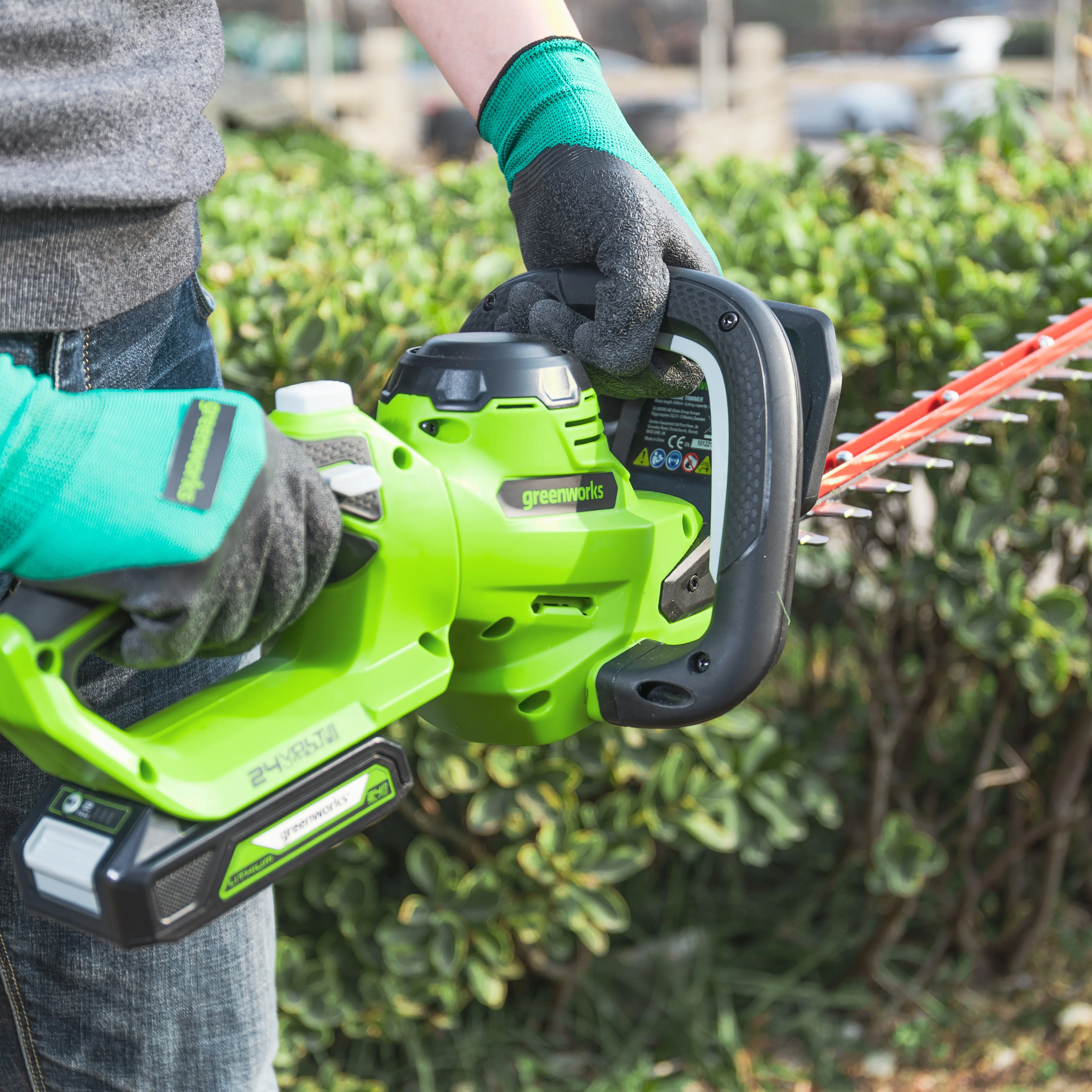 POWERALL 24V Hedge Trimmer 61cm - tool only - Image 5
