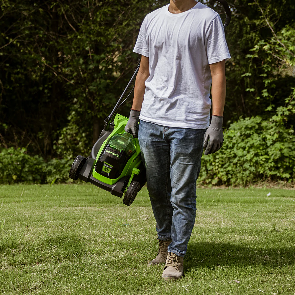 POWERALL 24V Lawn Mower 33cm + Grass Trimmer 25cm Set - Image 4