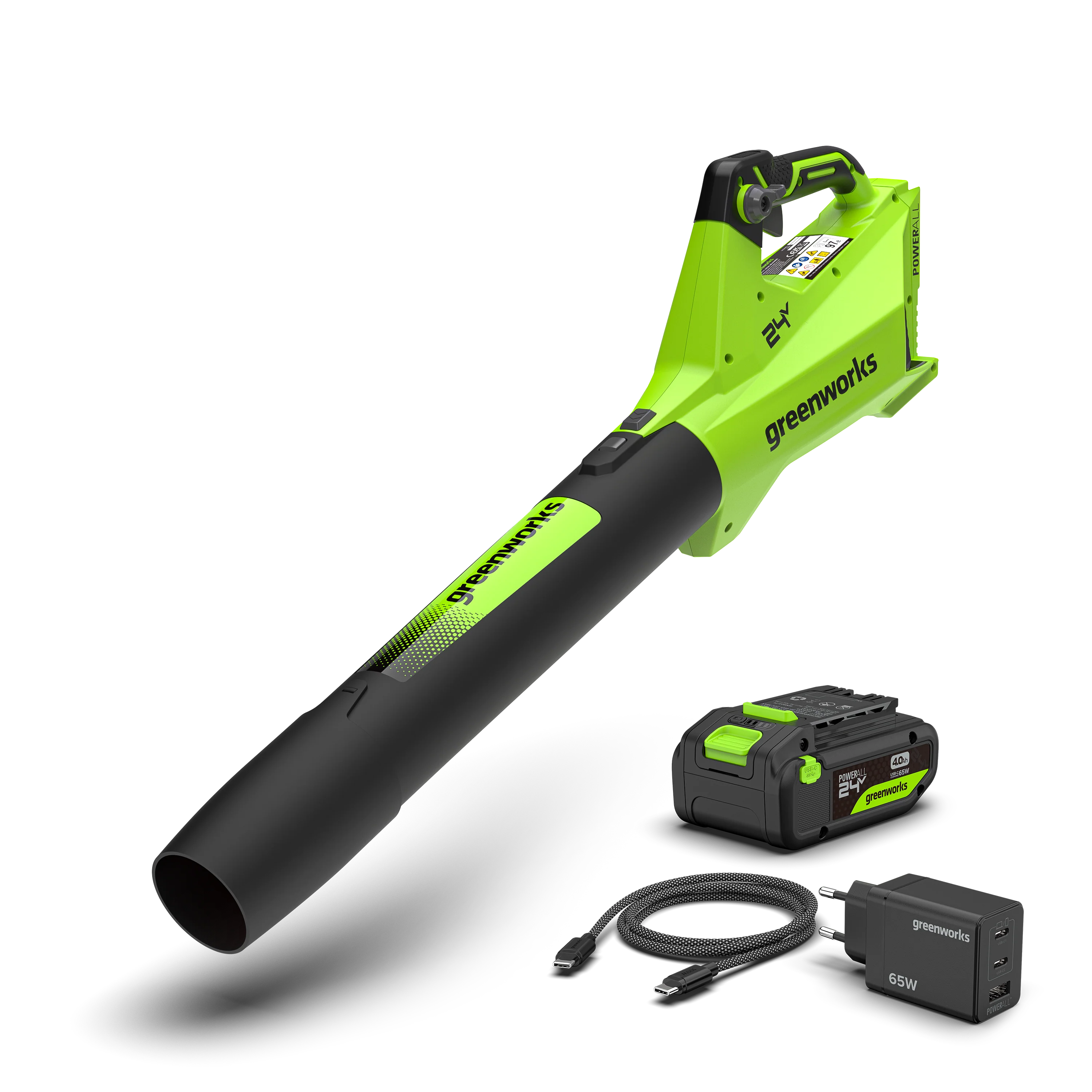 POWERALL 24V Leaf Blower 177 km/h - 4Ah Battery