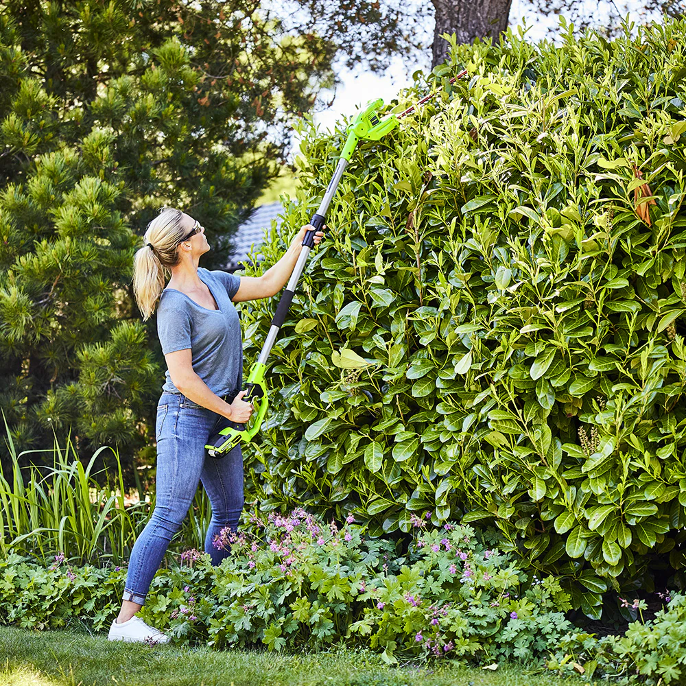 POWERALL 24V Pole Hedge Trimmer 51cm - 2Ah Battery - Image 3