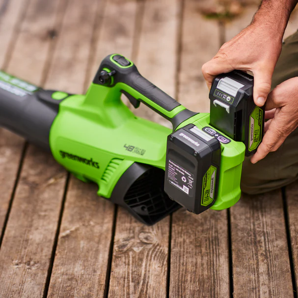 POWERALL 48V (24V x 2) Leaf Blower 217 km/h - 2x 2Ah Battery - Image 5