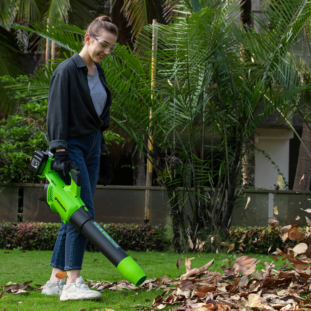 POWERALL 48V (24V x 2) Leaf Blower 217 km/h - 2x 2Ah Battery - Image 8