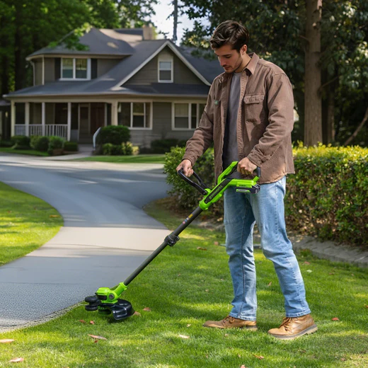 POWERALL 48V (24V x 2) Lawn Mower SP 46cm + 24V Grass Trimmer 30cm Set - Image 14