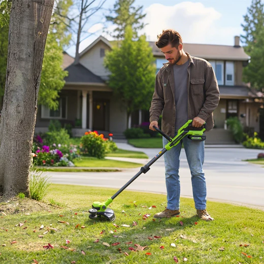 POWERALL 48V (24V x 2) Lawn Mower SP 46cm + 24V Grass Trimmer 30cm Set - Image 3