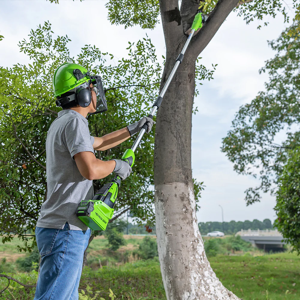 40V Pole Saw & Hedge Trimmer Gen. II - 2x 2Ah Battery - Image 2