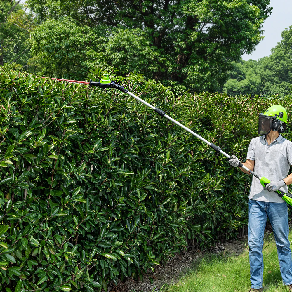 40V Pole Saw & Hedge Trimmer Gen. II - 2x 2Ah Battery - Image 3