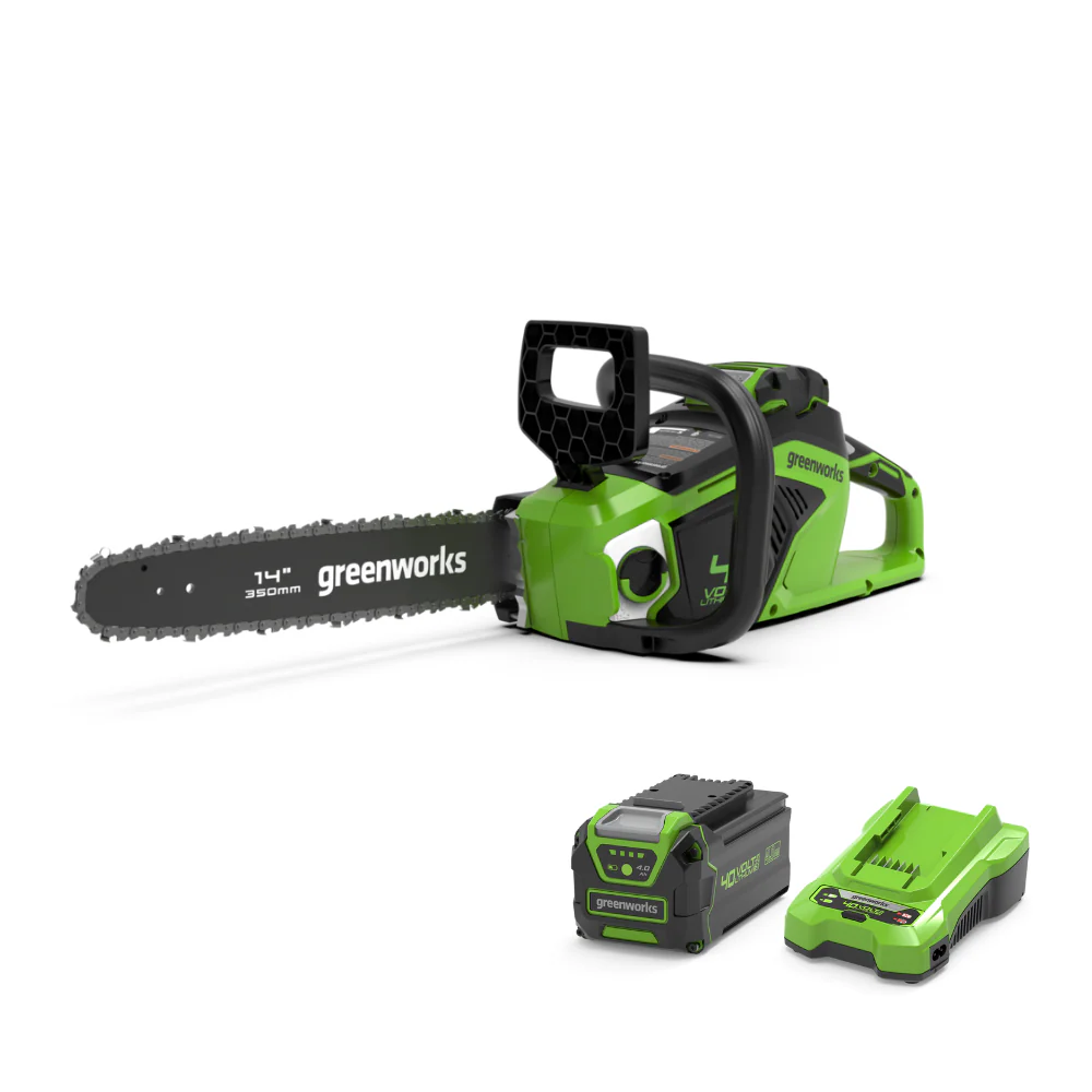 40V Chainsaw 35cm 1,5 kW - 4Ah Battery