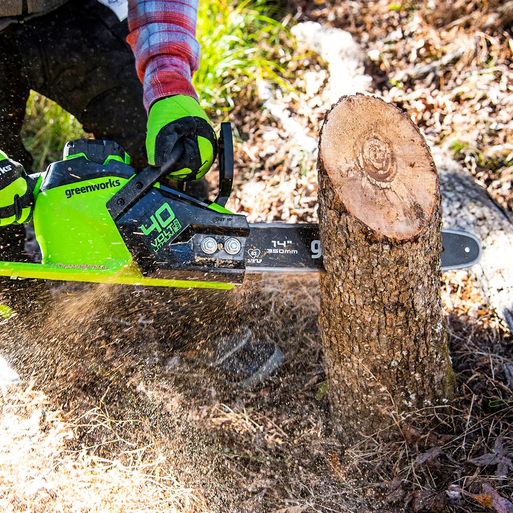 40V Chainsaw 35cm 1,5 kW - 4Ah Battery - Image 5