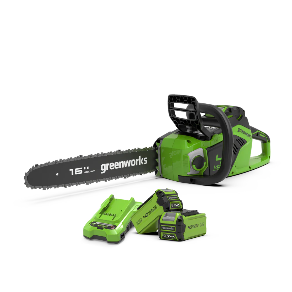 40V Chainsaw 40cm 1,8 kW - 2x 2Ah Battery