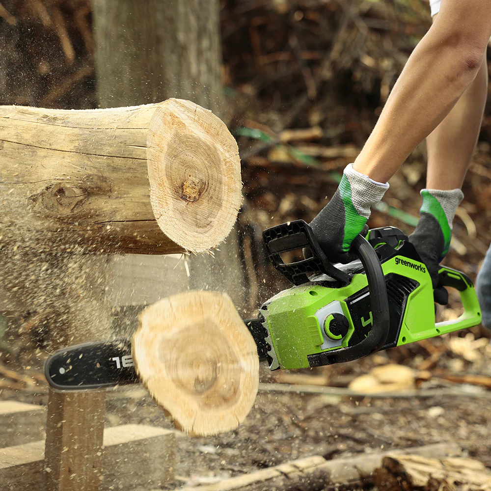 40V Chainsaw 40cm 1,8 kW - 2x 2Ah Battery - Image 10