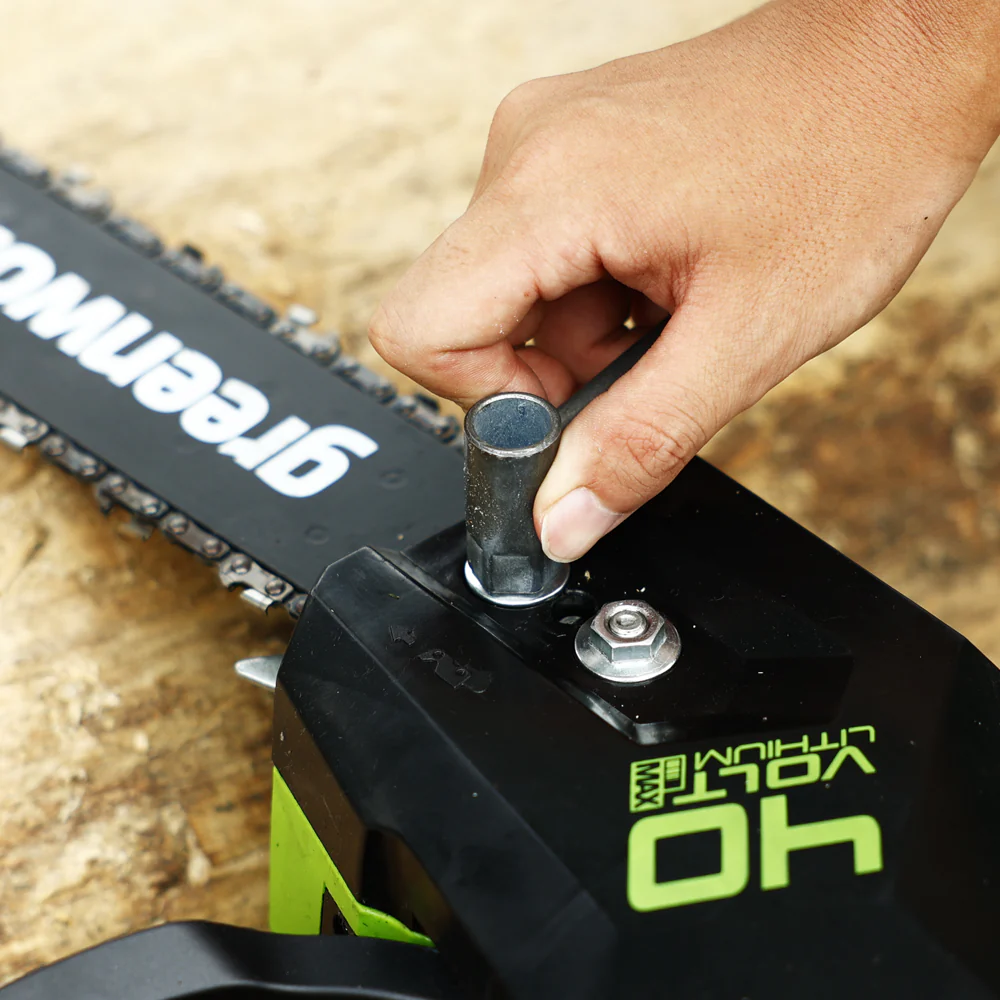 40V Chainsaw 40cm 1,8 kW - 2x 2Ah Battery - Image 8