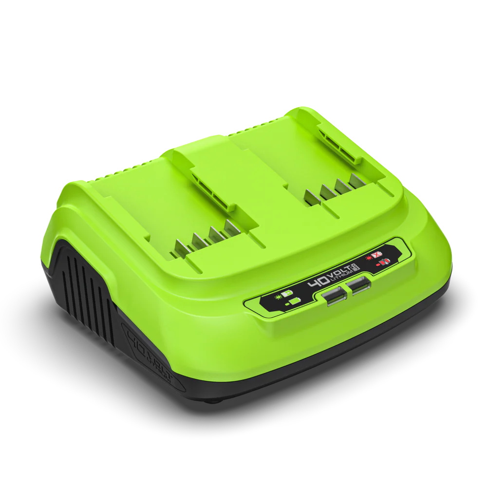 40V Dual Slot Rapid Charger 8A - Image 3