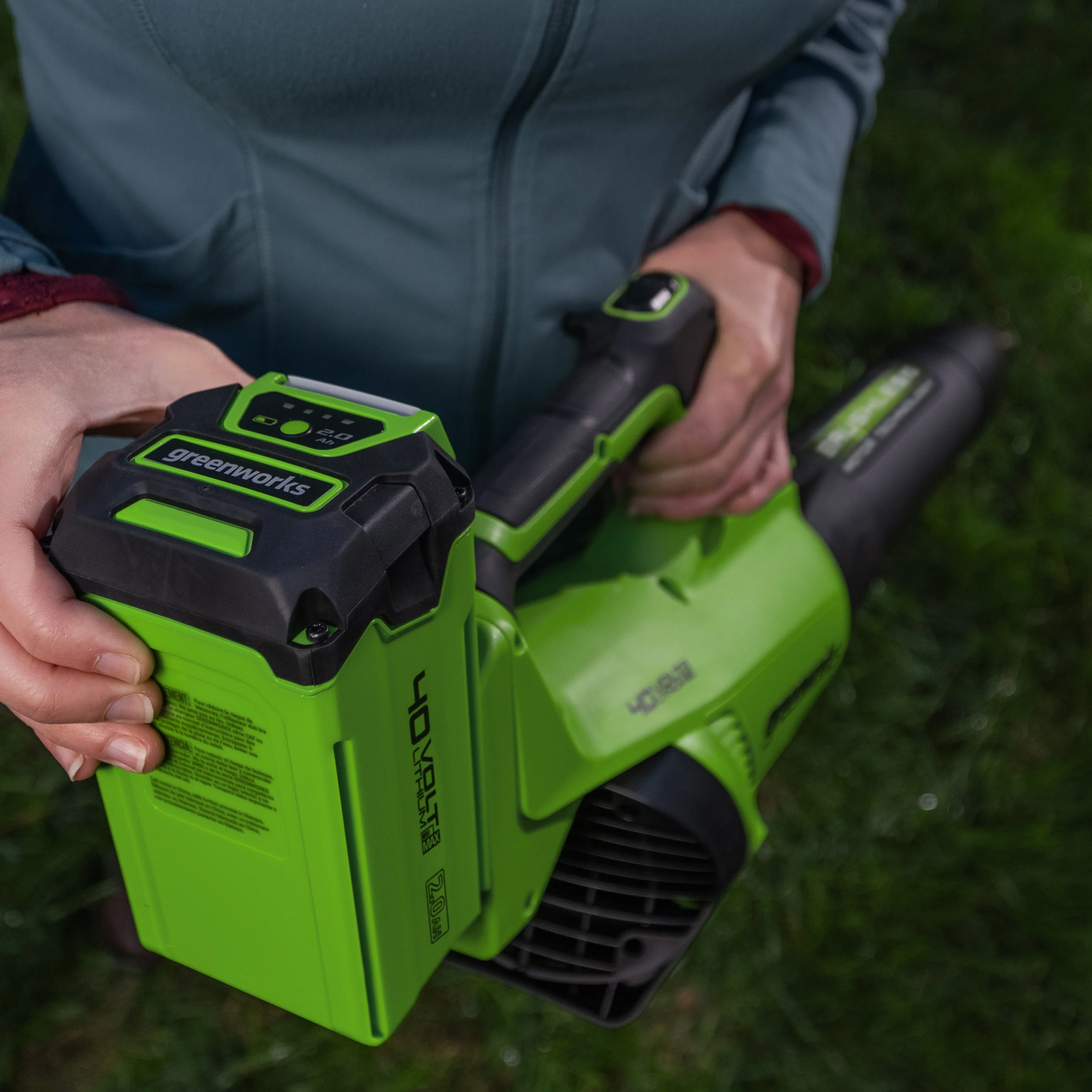 40V Leaf Blower 210 km/h Gen. II - 2x 2Ah Battery - Image 3
