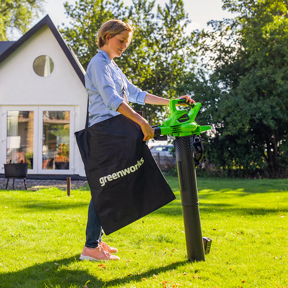 40V Leaf Blower / Leaf Vacuum 280 km/h - 2x 2Ah Battery - Image 6