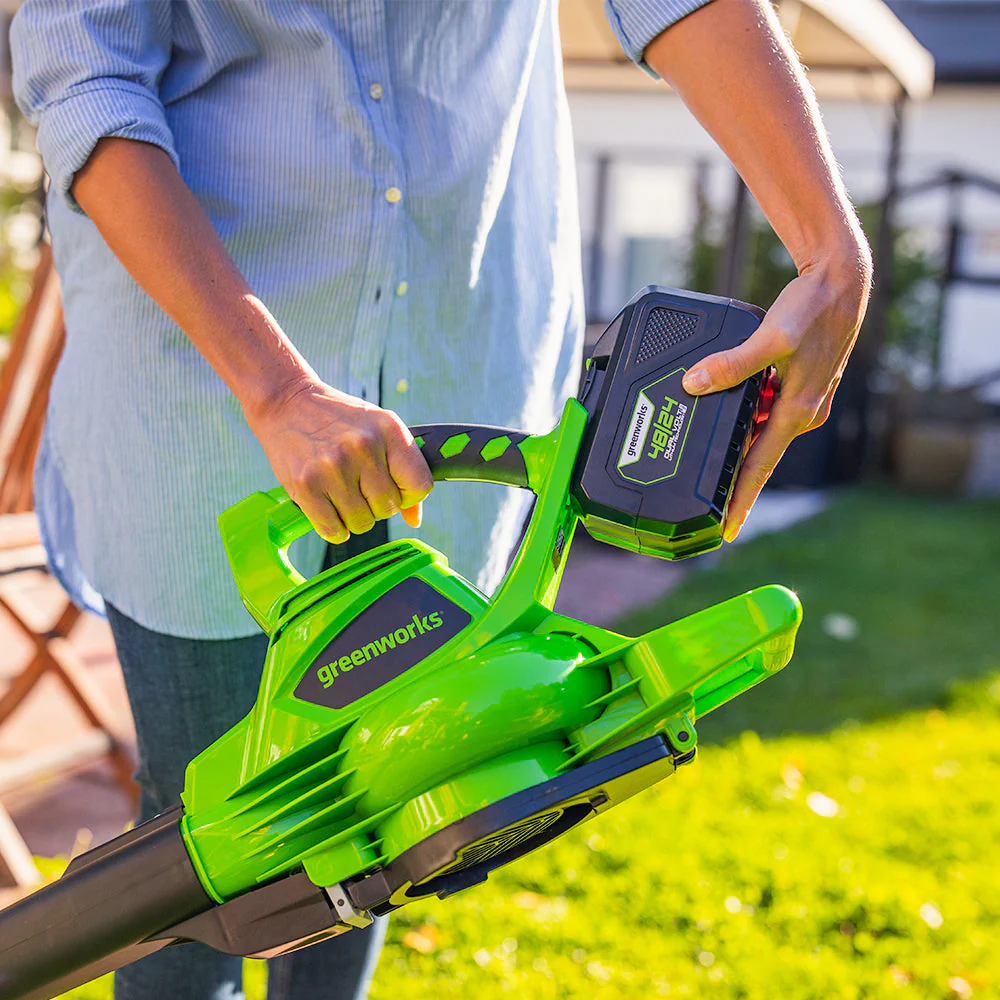 40V Leaf Blower / Leaf Vacuum 280 km/h - 2x 2Ah Battery - Image 9
