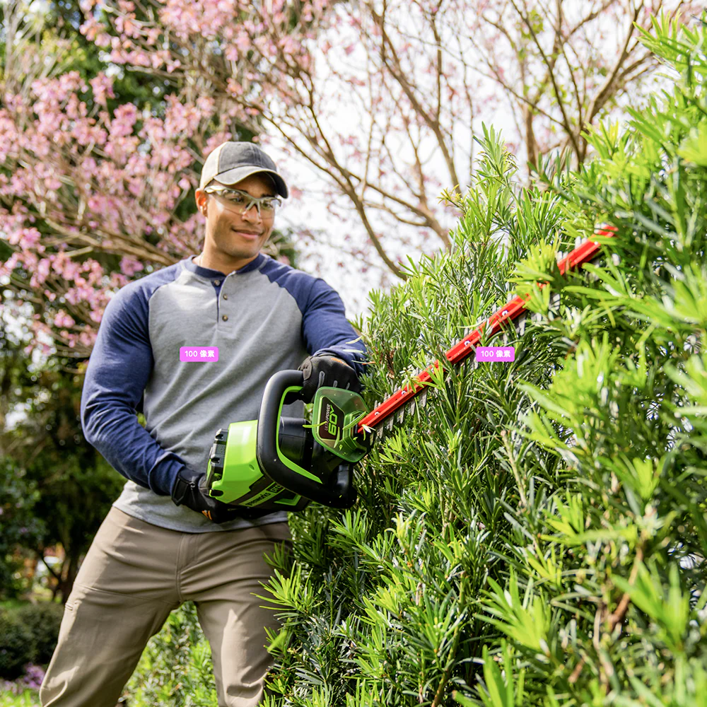60V Hedge Trimmer 66cm - 2Ah Battery - Image 4