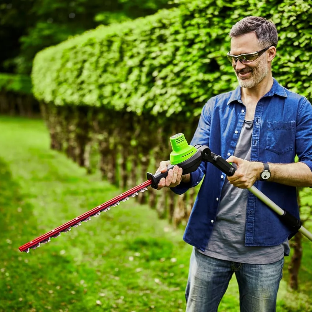 60V Telescopic Hedge Trimmer 51cm - tool only - Image 4