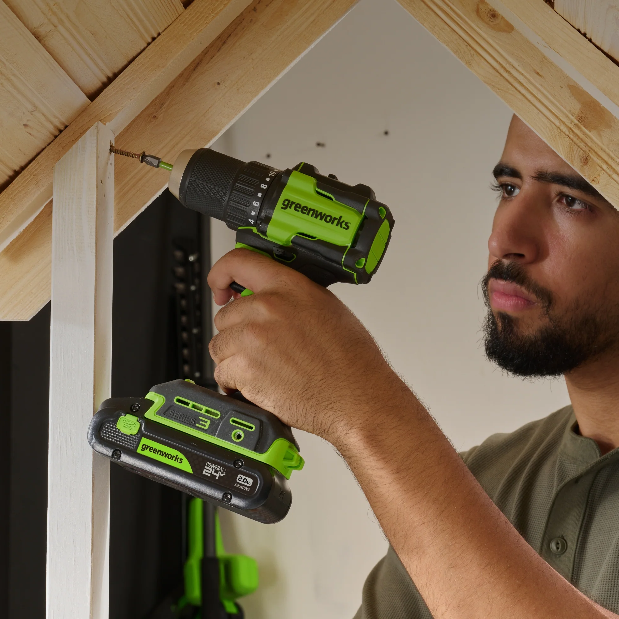 POWERALL 24V Drill Driver 45Nm - tool only - Image 4