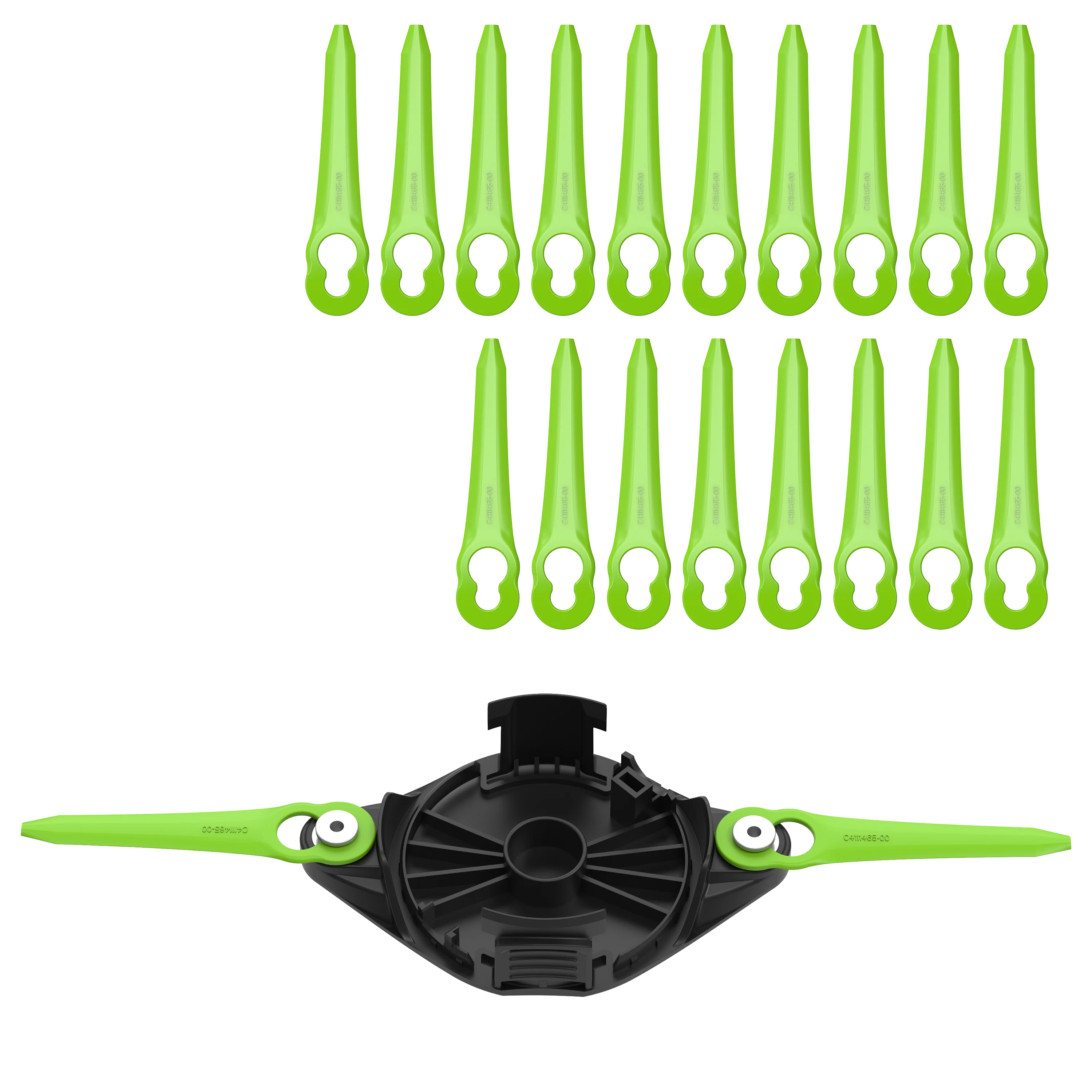 Double blade trimmer head + 20 blades
