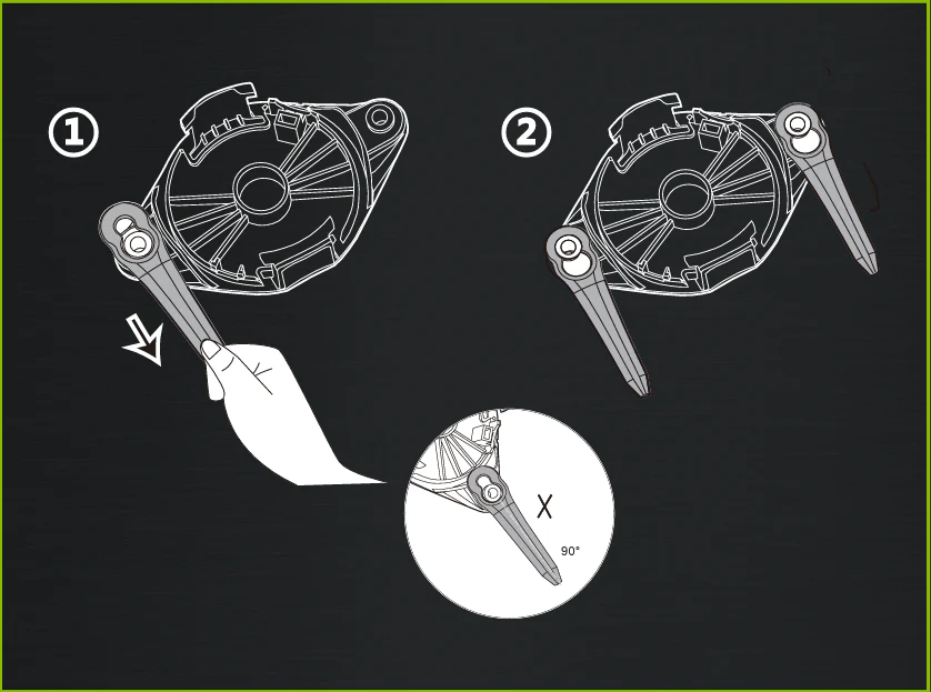 Double blade trimmer head + 20 blades - Image 3