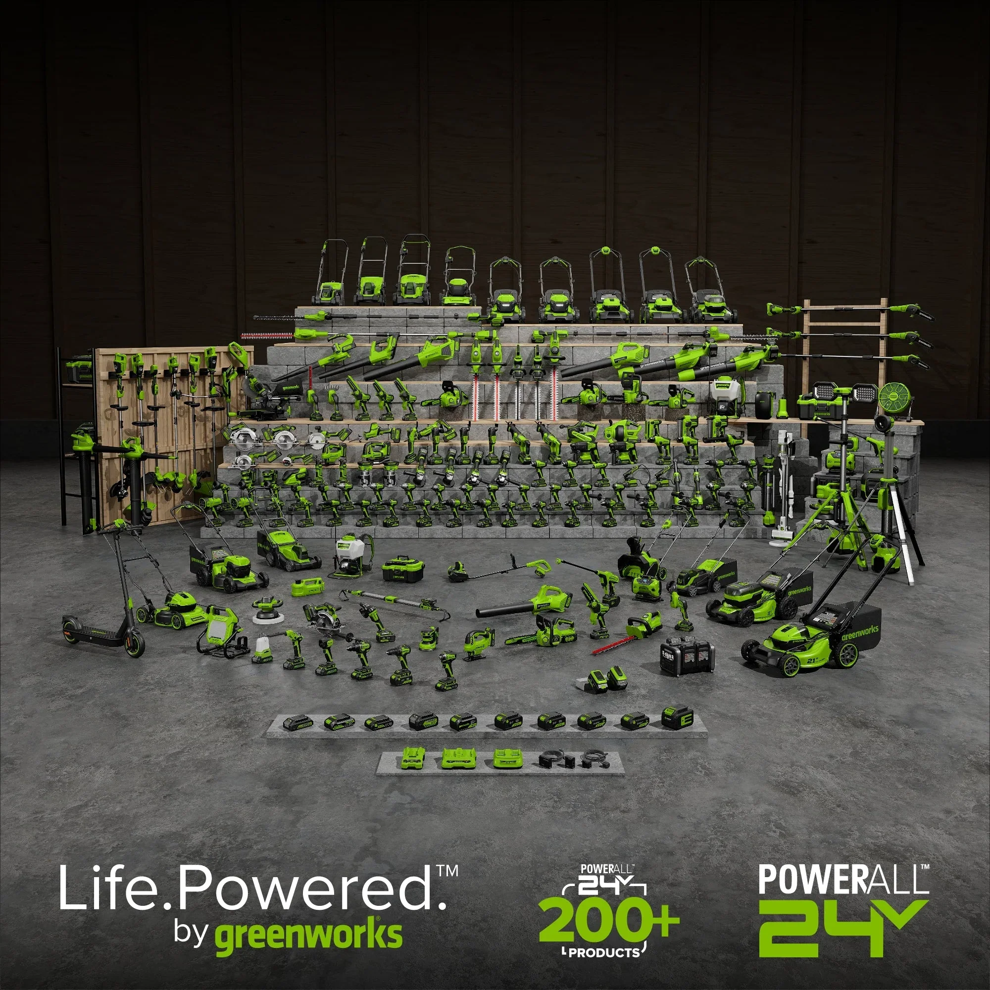 POWERALL 48V (24V x 2) Dethatcher / Scarifier 2-in-1 38cm - tool only - Image 7