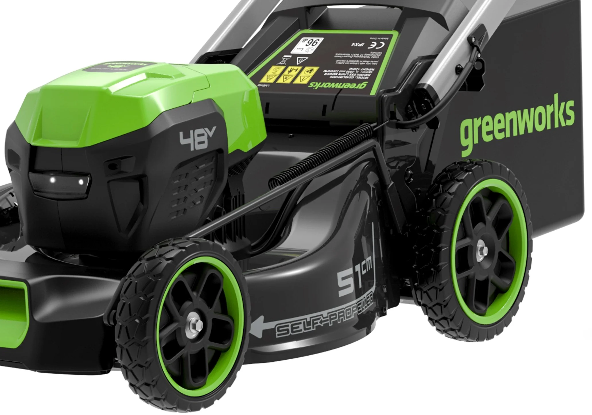 48V DVT 51 cm Lawn Mower - 5Ah Battery - Image 10