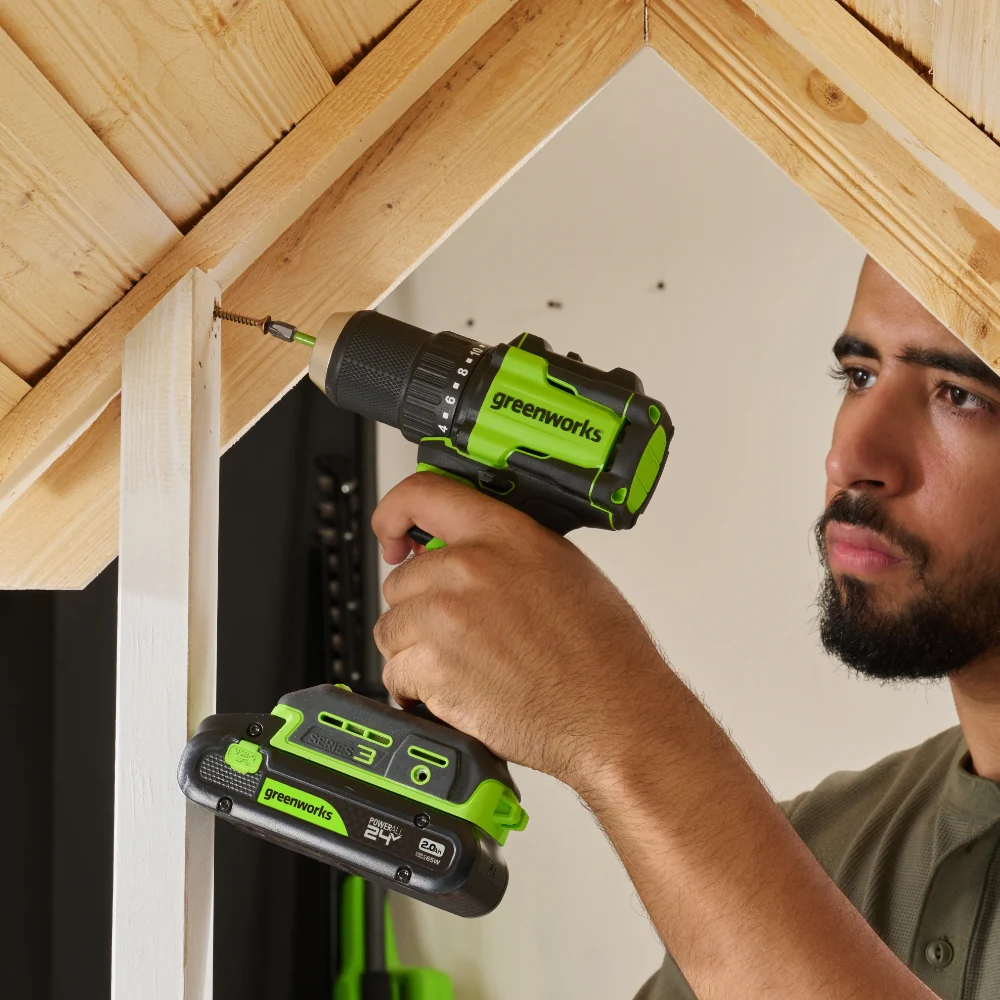 POWERALL 24V Drill Driver + Circular Saw Set - 2x 2Ah Batteries - Image 3