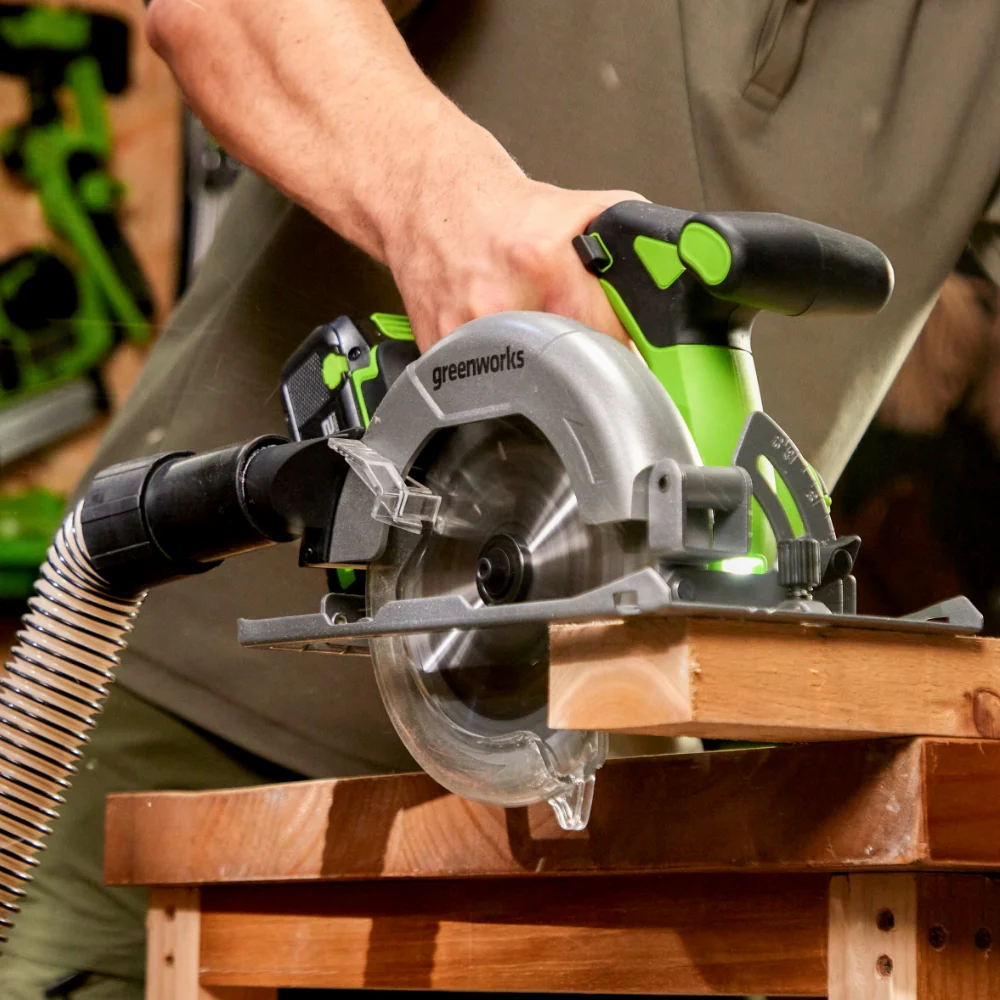 POWERALL 24V Drill Driver + Circular Saw Set - 2x 2Ah Batteries - Image 4