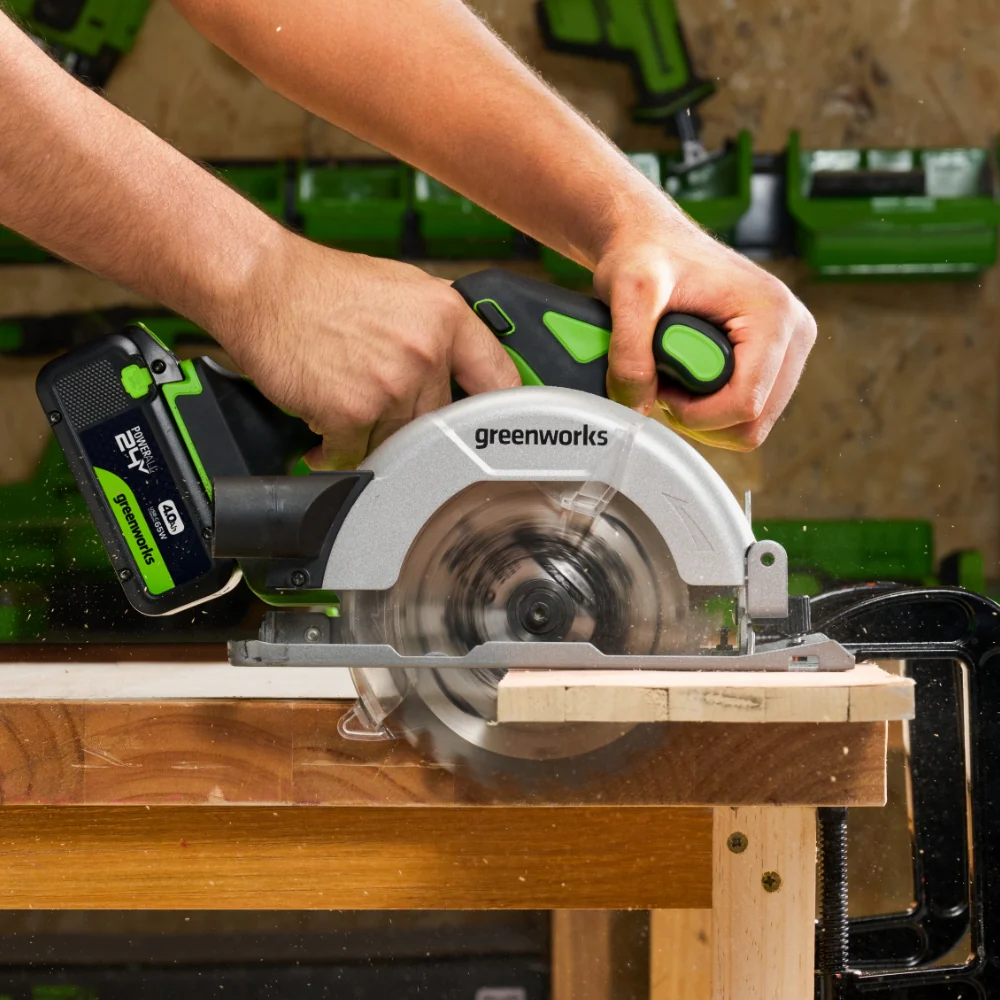POWERALL 24V Drill Driver + Circular Saw Set - 2x 2Ah Batteries - Image 5