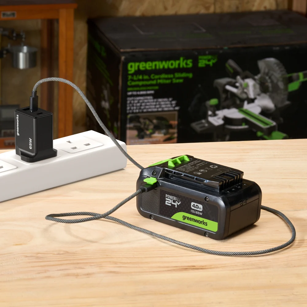 POWERALL 24V Drill Driver + Circular Saw Set - 2x 2Ah Batteries - Image 6