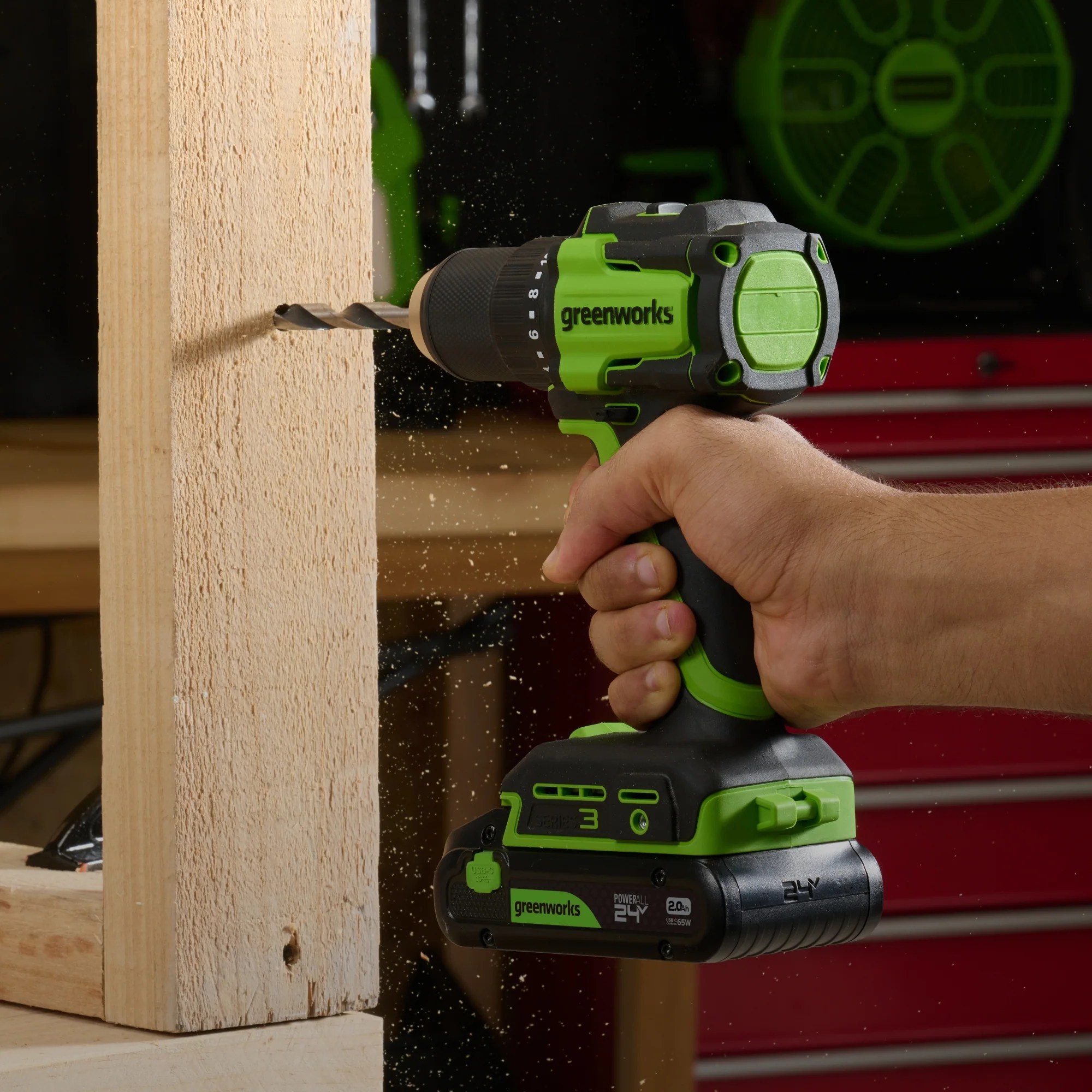 POWERALL 24V Drill Driver 45Nm - tool only - Image 8