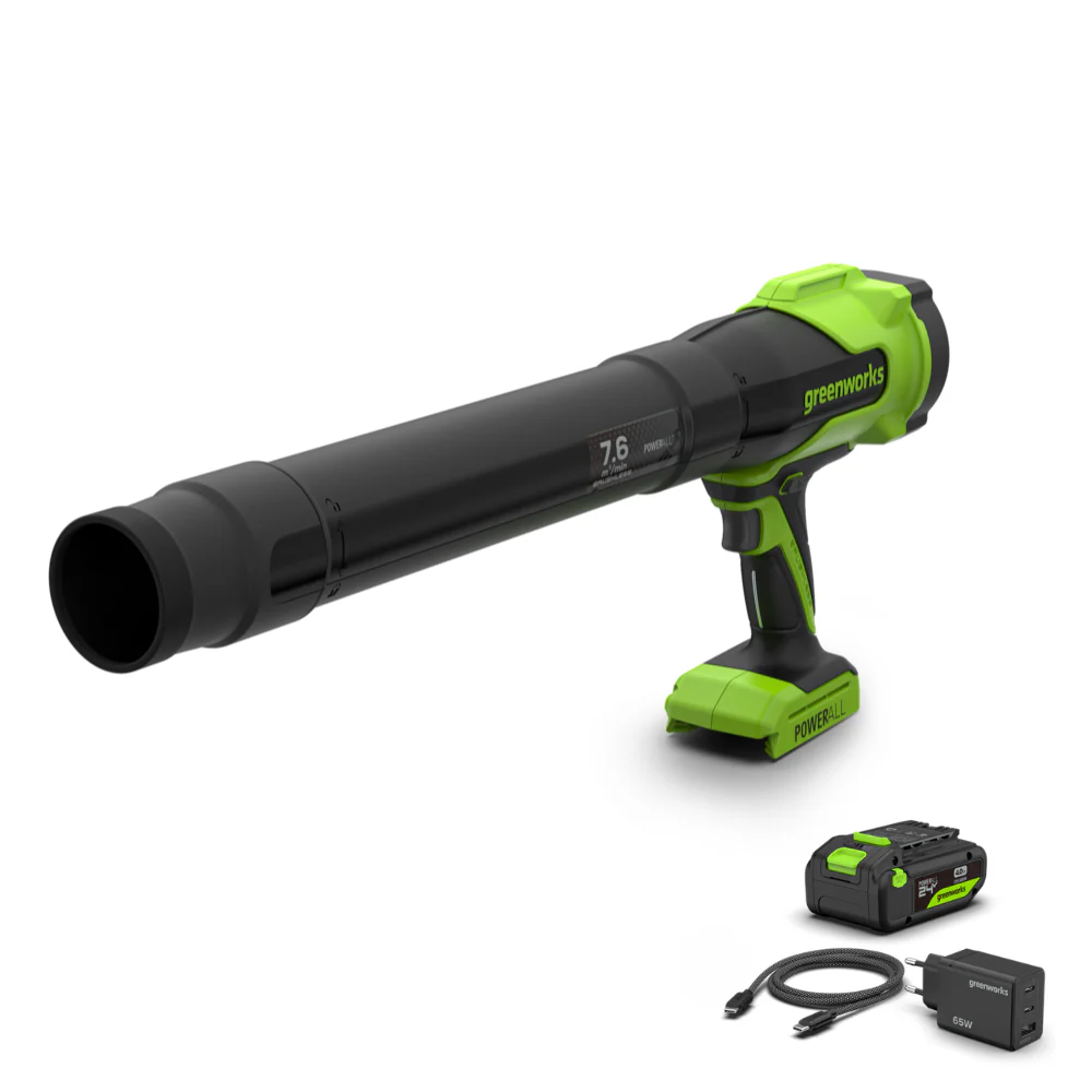 POWERALL 24V Pistol Blower 209 km/h - 4Ah Battery
