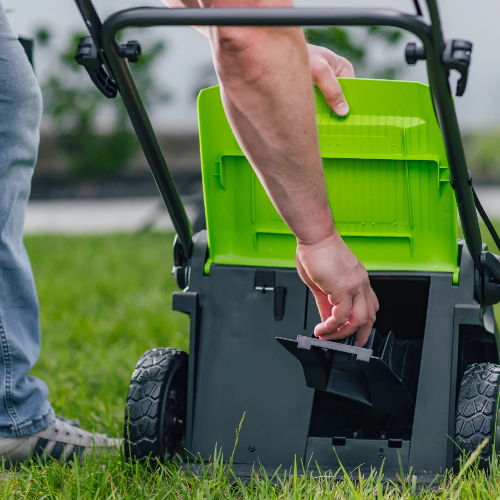 POWERALL 48V (24V x 2) Lawn Mower 36cm - 2x 4Ah Battery - Image 11
