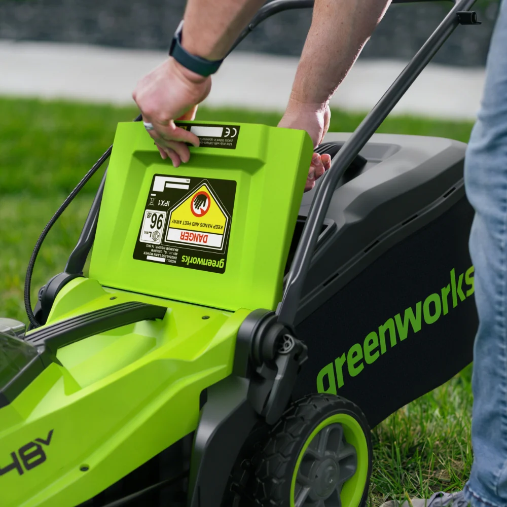 POWERALL 48V (24V x 2) Lawn Mower 36cm - 2x 4Ah Battery - Image 7