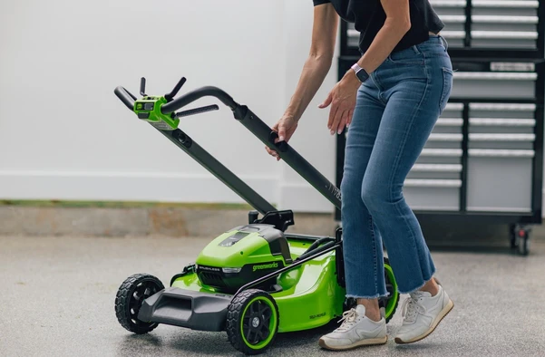POWERALL 48V (24V x 2) Lawn Mower 46cm SP Gen. II - 2x 4Ah Battery - Image 13