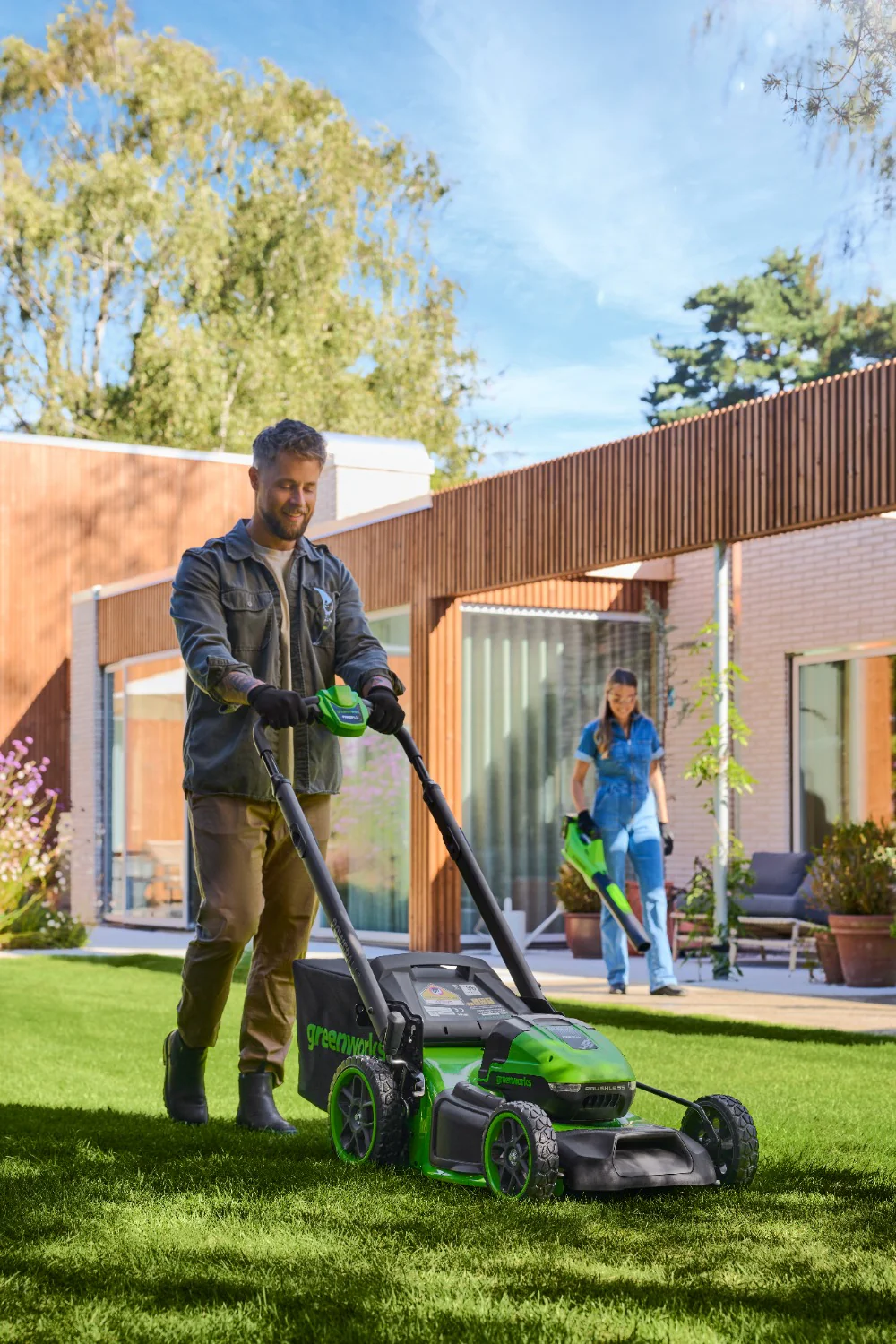 POWERALL 48V (24V x 2) Lawn Mower 46cm SP Gen. II - 2x 4Ah Battery - Image 6