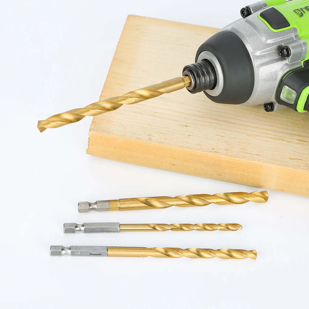 Drill Bit Set 22 pcs - Titanium coated - Image 4