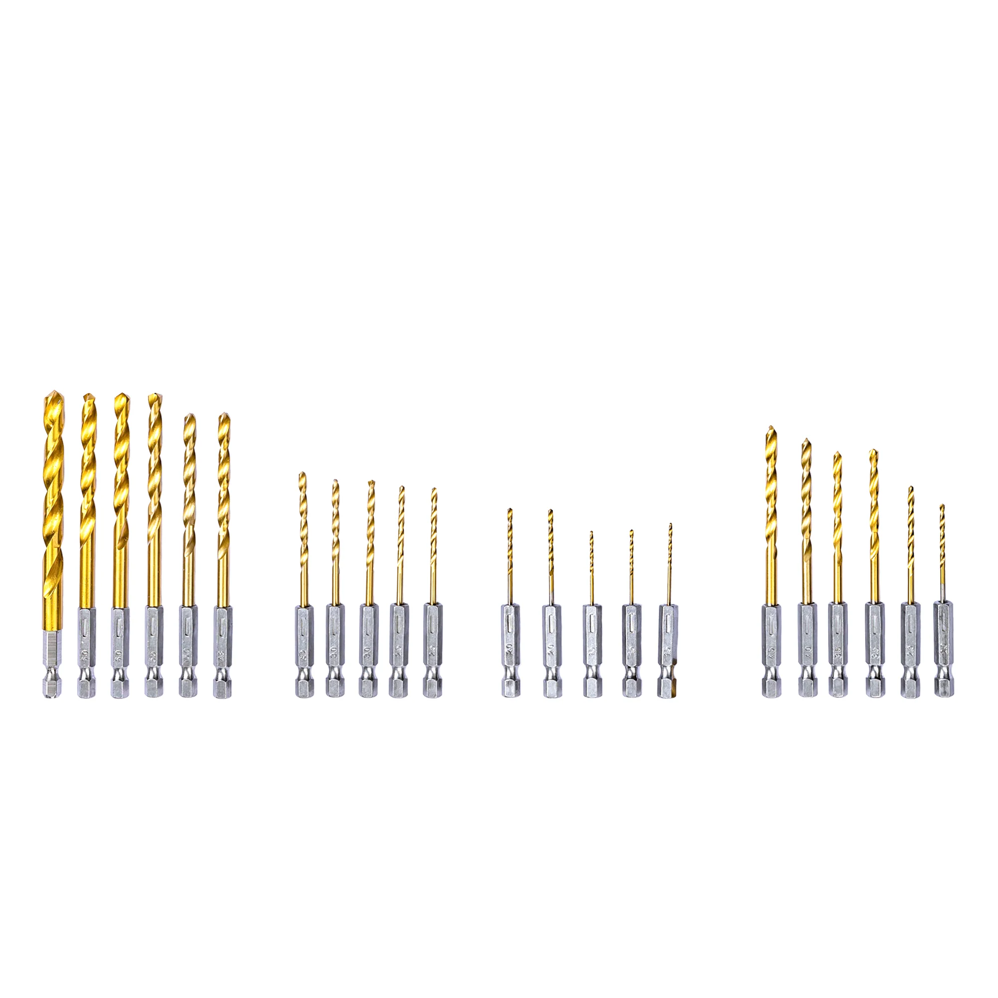 Drill Bit Set 22 pcs - Titanium coated - Image 7